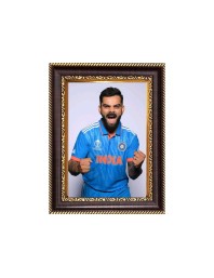 Sri Virat Koholi Digital Print Photo 6.7x8.7 inches  (I24) - Vibrant Religious Wall Art for Home or Office Decor.