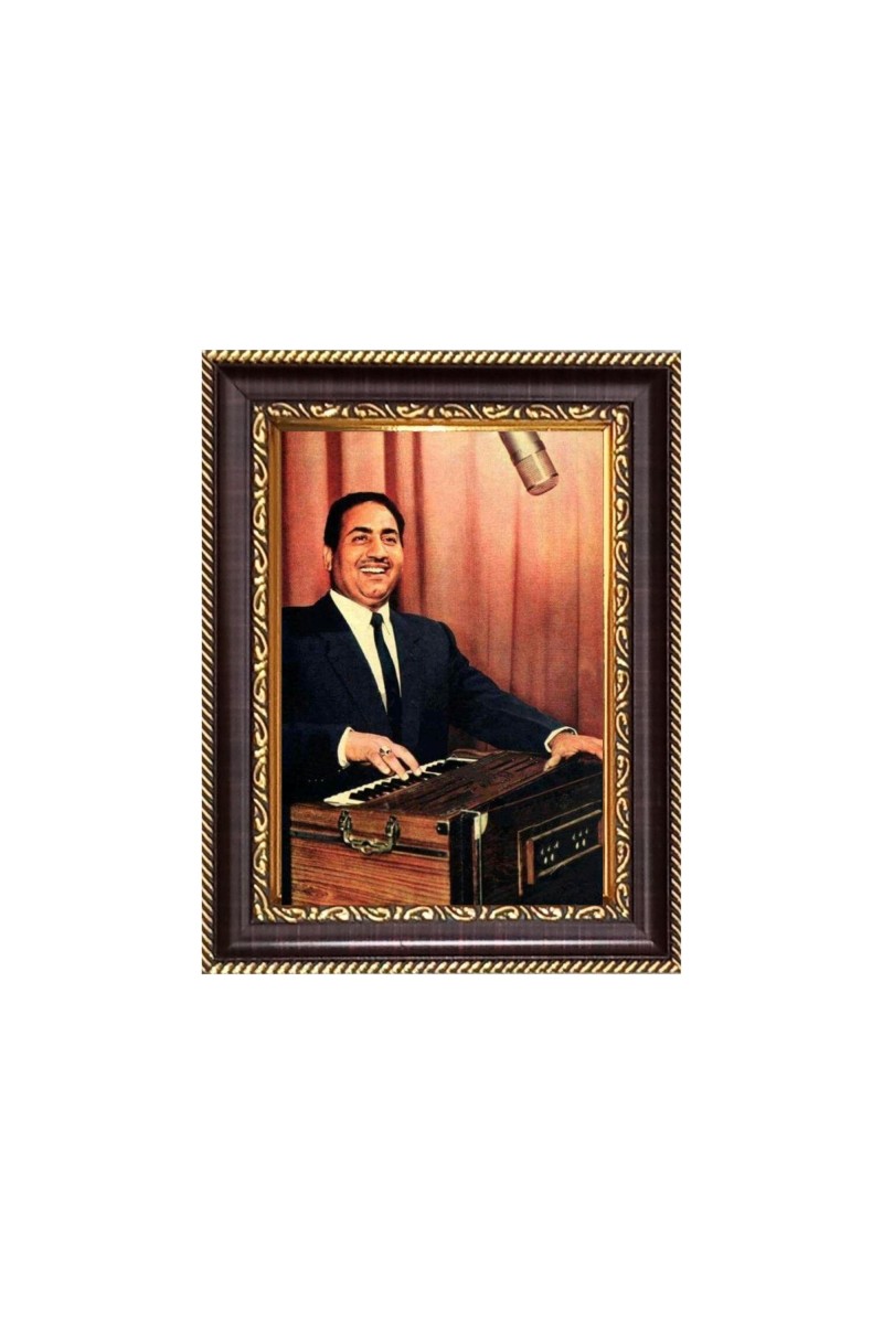 Sri Mohammed Rafi Singer Digital Print Photo 6.7x8.7 inches  (I24) - Vibrant Religious Wall Art for Home or Office Decor.