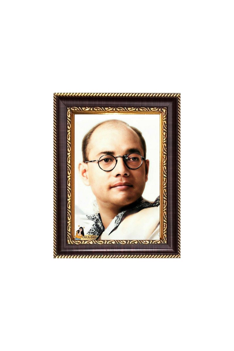 Sri Netaji Subhas Chandra Basu Digital Print Photo 6.7x8.7 inches  (I24) - Vibrant Religious Wall Art for Home or Office Decor.