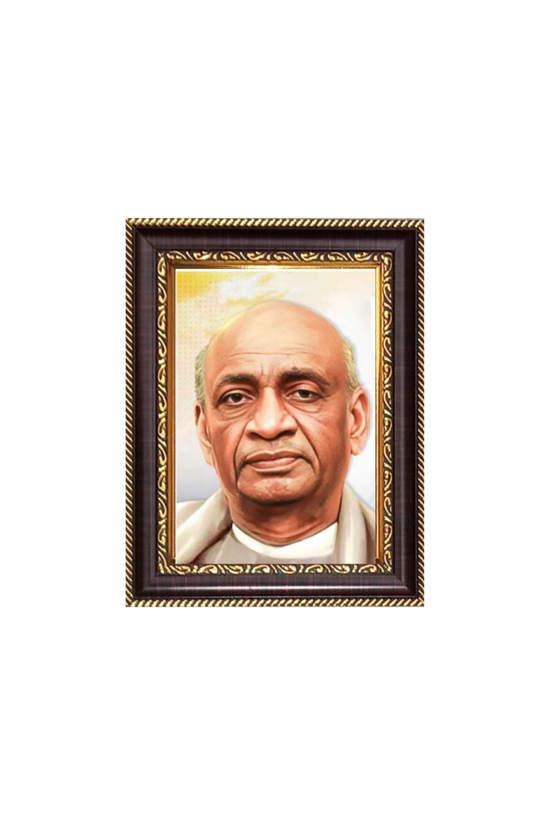 Si Ballav Bhai Patel Digital Print Photo 6.7x8.7 inches  (I24) - Vibrant Religious Wall Art for Home or Office Decor.