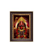 Maa kaali Digital Print Photo 6.7x8.7 inches  (I24) - Vibrant Religious Wall Art for Home or Office Decor.