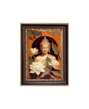 Gautam Buddha Digital Print Photo 6.7x8.7 inches  (I24) - Vibrant Religious Wall Art for Home or Office Decor.
