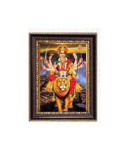 Mas Durga Digital Print Photo 6.7x8.7 inches  (I24) - Vibrant Religious Wall Art for Home or Office Decor.