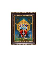 Maa Bhadrakaali Digital Print Photo 6.7x8.7 inches  (I24) - Vibrant Religious Wall Art for Home or Office Decor.
