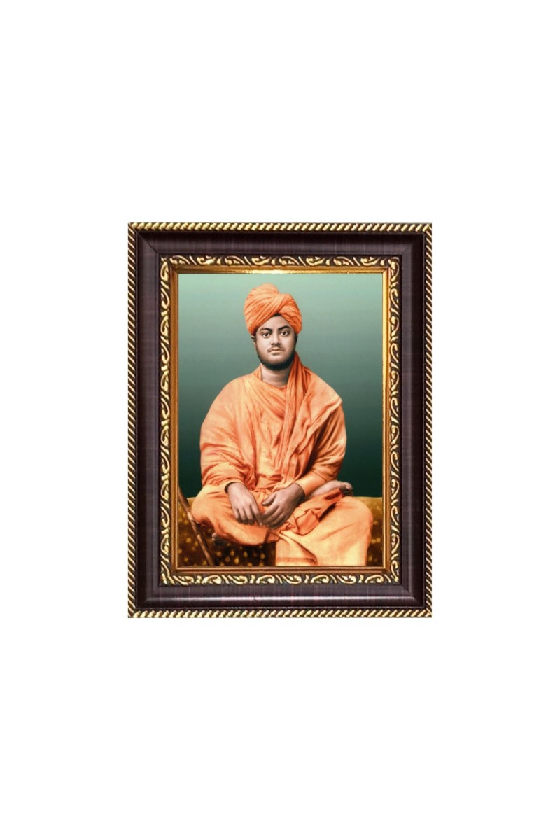 Swami Vibekakananda Digital Print Photo 6.7x8.7 inches  (I24) - Vibrant Religious Wall Art for Home or Office Decor.