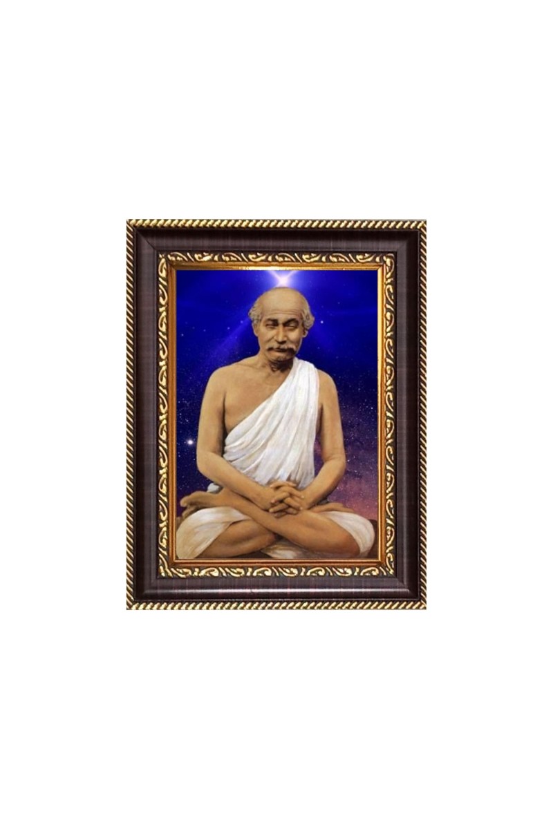 Lahiri Mahasaya Digital Print Photo 6.7x8.7 inches  (I24) - Vibrant Religious Wall Art for Home or Office Decor.