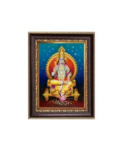 Lord Surya Dev Digital Print Photo 6.7x8.7 inches  (I24) - Vibrant Religious Wall Art for Home or Office Decor.