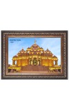 Akshardham Temple Photo - Brown Color Frame, 10x14 Inch | Premium Quality Print | Perfect for Home and Office Wall Decoration Akshardham Temple Photo - Brown Color Frame, 10x14 Inch | Premium Quality Print | Perfect for Home and Office Wall Decoration