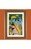 Radha Krishna Painting Photo Frame 10x14 Inches-Brown Wooden Frame for Home , Office & Temple Decoration and Gifting Radha Krishna Painting Photo Frame 10x14 Inches-Brown Wooden Frame for Home , Office & Temple Decoration and Gifting
