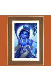 Baby Krishna Photo Frame 10x14 Inches-Brown Wooden Frame for Home , Office & Temple Decoration and Gifting Baby Krishna Photo Frame 10x14 Inches-Brown Wooden Frame for Home , Office & Temple Decoration and Gifting