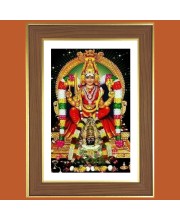Angala parameshwari Photo Frame 10x14 Inches-Brown Wooden Frame for Home , Office & Temple Decoration and Gifting Angala parameshwari Photo Frame 10x14 Inches-Brown Wooden Frame for Home , Office & Temple Decoration and Gifting