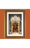 Lord Balaji Photo Frame  10x14 Inches-Brown Wooden Frame for Home , Office & Temple Decoration and Gifting
