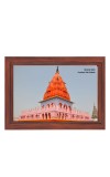 Hanuman Garhi Photo - Brown Color Frame, 10x14 Inch | Premium Quality Print |  Perfect for Home and Office Wall Decoration