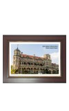 Indian Institute of Advanced Study Photo - Brown Color Frame, 10x14 Inch | Premium Quality Print |  Perfect for Home and Office Wall Decoration