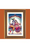 Radha and krishna Photo Frame 10x14 Inches-Brown Wooden Frame for Home , Office & Temple Decoration and Gifting Radha and krishna Photo Frame 10x14 Inches-Brown Wooden Frame for Home , Office & Temple Decoration and Gifting