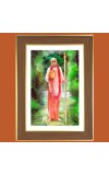 Swami Prabhupada Photo Frame 10x14 Inches-Brown Wooden Frame for Home , Office & Temple Decoration and Gifting Swami Prabhupada Photo Frame 10x14 Inches-Brown Wooden Frame for Home , Office & Temple Decoration and Gifting