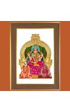Sringeri Sri Sharadamba Photo Frame 10x14 Inches-Brown Wooden Frame for Home , Office & Temple Decoration and Gifting Sringeri Sri Sharadamba Photo Frame 10x14 Inches-Brown Wooden Frame for Home , Office & Temple Decoration and Gifting
