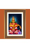 God Ayyappa Swamy Photo Frame 10x14 Inches-Brown Wooden Frame for Home , Office & Temple Decoration and Gifting God Ayyappa Swamy Photo Frame 10x14 Inches-Brown Wooden Frame for Home , Office & Temple Decoration and Gifting
