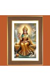 Jai Maa Lakshmi Photo Frame 10x14 Inches-Brown Wooden Frame for Home , Office & Temple Decoration and Gifting Jai Maa Lakshmi Photo Frame 10x14 Inches-Brown Wooden Frame for Home , Office & Temple Decoration and Gifting