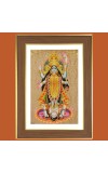 KALIKA MAA Photo Frame  10x14 Inches-Brown Wooden Frame for Home , Office & Temple Decoration and Gifting