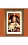 Serene Buddha Photo Frame 10x14 Inches-Brown Wooden Frame for Home , Office & Temple Decoration and Gifting Serene Buddha Photo Frame 10x14 Inches-Brown Wooden Frame for Home , Office & Temple Decoration and Gifting
