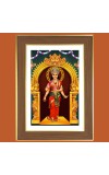Devi Kanyakumari Photo Frame 10x14 Inches-Brown Wooden Frame for Home , Office & Temple Decoration and Gifting Devi Kanyakumari Photo Frame 10x14 Inches-Brown Wooden Frame for Home , Office & Temple Decoration and Gifting