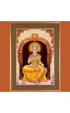 Goddess Lakshmi Photo Frame 10x14 Inches-Brown Wooden Frame for Home , Office & Temple Decoration and Gifting Goddess Lakshmi Photo Frame 10x14 Inches-Brown Wooden Frame for Home , Office & Temple Decoration and Gifting
