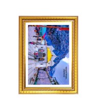 Gangotri Temple, Uttarkhand  Photo Frame, {size} Inches Beautiful Framed Wall Art of Gangotri Temple, Uttarkhand  Photo Frame, 10x14 Inches Beautiful Framed Wall Art of Gangotri Temple, Uttarkhand  Photo Frame, {size} Inches Beautiful Framed Wall Art