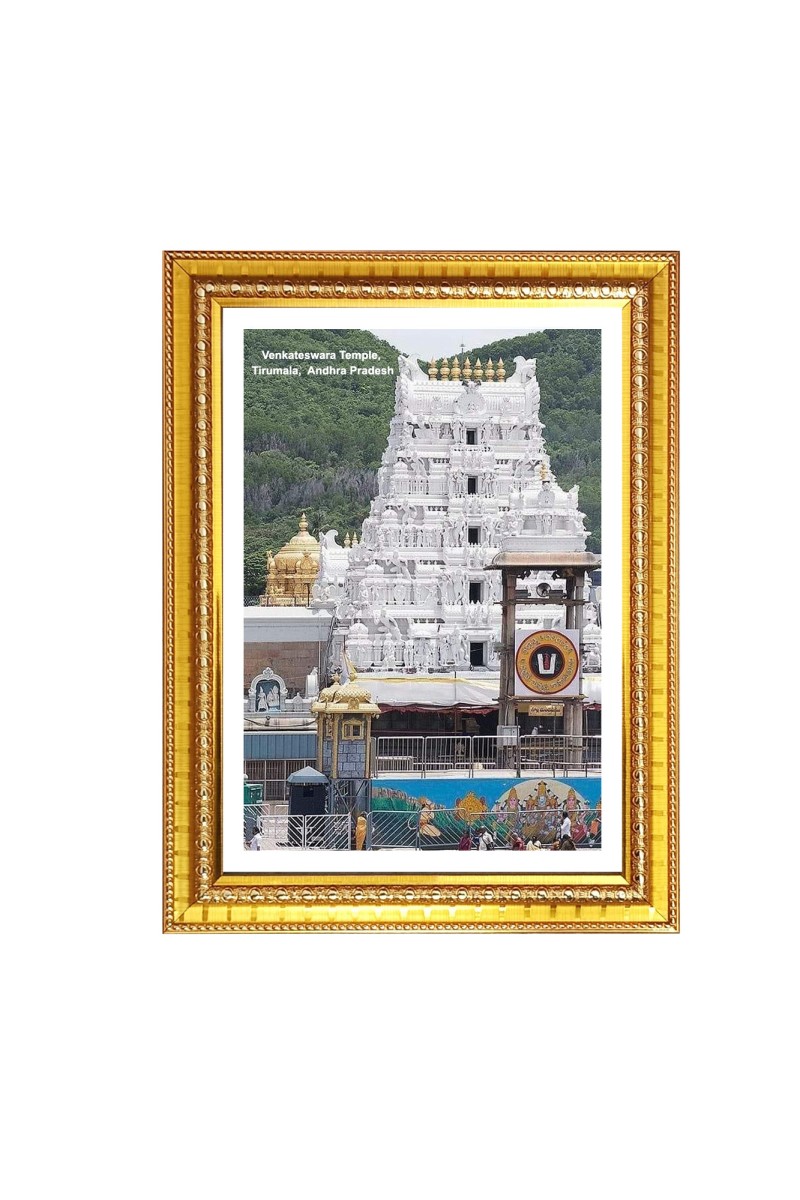 Venkateswara Temple, Tirumala  Andhra Pradesh Photo Frame, {size} Inches Beautiful Framed Wall Art of Venkateswara Temple, Tirumala  Andhra Pradesh Photo Frame, 10x14 Inches Beautiful Framed Wall Art of Venkateswara Temple, Tirumala  Andhra Pradesh P