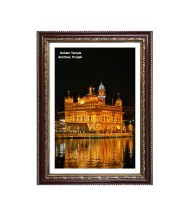 Gurudwara Gurudwara Golden Temple, Amritsar, Punjab  Photo Frame 10x14 Inch | Spiritual Wall decoration for Home & Office |  | Gift for Sikh Punjabi