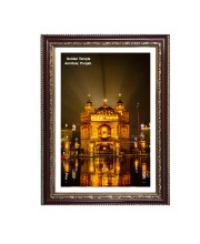 Gurudwara Gurudwara Golden Temple, Amritsar, Punjab  Photo Frame 10x14 Inch | Spiritual Wall decoration for Home & Office |  | Gift for Sikh Punjabi