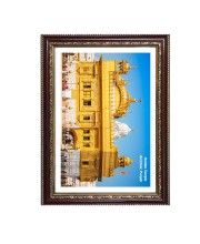 Gurudwara Gurudwara Golden Temple, Amritsar, Punjab  Photo Frame 10x14 Inch | Spiritual Wall decoration for Home & Office |  | Gift for Sikh Punjabi