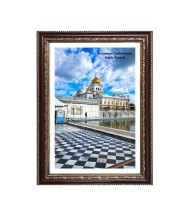 Gurudwara Gurudwara Gurudwara Dukhnivaran, Punjab  Photo Frame 10x14 Inch | Spiritual Wall decoration for Home & Office |  | Gift for Sikh Punjabi