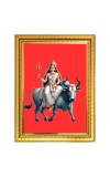 Maa Brahmacharini Photo Frame 10x14 Inches-Brown Wooden Frame for Home , Office & Temple Decoration and Gifting Maa Brahmacharini Photo Frame 10x14 Inches-Brown Wooden Frame for Home , Office & Temple Decoration and Gifting