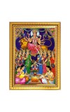 Durga matha Photo Frame 10x14 Inches-Brown Wooden Frame for Home , Office & Temple Decoration and Gifting Durga matha Photo Frame 10x14 Inches-Brown Wooden Frame for Home , Office & Temple Decoration and Gifting