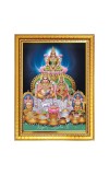 Goddess kubera lakshmi Photo Frame 10x14 Inches-Brown Wooden Frame for Home , Office & Temple Decoration and Gifting Goddess kubera lakshmi Photo Frame 10x14 Inches-Brown Wooden Frame for Home , Office & Temple Decoration and Gifting