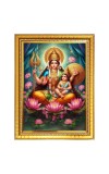 Santana Lakshmi Photo Frame 10x14 Inches-Brown Wooden Frame for Home , Office & Temple Decoration and Gifting Santana Lakshmi Photo Frame 10x14 Inches-Brown Wooden Frame for Home , Office & Temple Decoration and Gifting