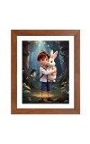 AI Funny AI Funny Boy With Squirrel Art Picture for Kids Art Picture for Kids - 10x14 inches, Brown Color - Perfect Wall Decor for Children's Room AI Funny AI Funny Boy With Squirrel Art Picture for Kids Art Picture for Kids - 10x14 inches, Brown Color - Perfect Wall Decor for Children's Room