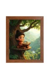 AI Funny AI Funny Cut Boy Art Picture for Kids Art Picture for Kids - 10x14 inches, Brown Color - Perfect Wall Decor for Children's Room AI Funny AI Funny Cut Boy Art Picture for Kids Art Picture for Kids - 10x14 inches, Brown Color - Perfect Wall Decor for Children's Room
