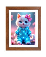 AI Funny AI Funny Cute Kitty Cat Art Picture for Kids Art Picture for Kids - 10x14 inches, Brown Color - Perfect Wall Decor for Children's Room AI Funny AI Funny Cute Kitty Cat Art Picture for Kids Art Picture for Kids - 10x14 inches, Brown Color - Perfect Wall Decor for Children's Room