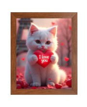 AI Funny AI Funny Cute Birds Art Picture for Kids Art Picture for Kids - 10x14 inches, Brown Color - Perfect Wall Decor for Children's Room