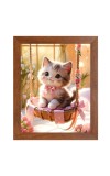AI Funny AI Funny Cute Cat Art Picture for Kids Art Picture for Kids - 10x14 inches, Brown Color - Perfect Wall Decor for Children's Room AI Funny AI Funny Cute Cat Art Picture for Kids Art Picture for Kids - 10x14 inches, Brown Color - Perfect Wall Decor for Children's Room
