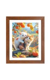 AI Funny AI Funny Cute Cat Art Picture for Kids Art Picture for Kids - 10x14 inches, Brown Color - Perfect Wall Decor for Children's Room AI Funny AI Funny Cute Cat Art Picture for Kids Art Picture for Kids - 10x14 inches, Brown Color - Perfect Wall Decor for Children's Room
