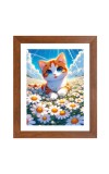 AI Funny AI Funny Cute Cat Art Picture for Kids Art Picture for Kids - 10x14 inches, Brown Color - Perfect Wall Decor for Children's Room AI Funny AI Funny Cute Cat Art Picture for Kids Art Picture for Kids - 10x14 inches, Brown Color - Perfect Wall Decor for Children's Room