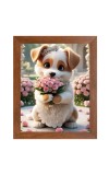AI Funny AI Funny Cute Dog Art Picture for Kids Art Picture for Kids - 10x14 inches, Brown Color - Perfect Wall Decor for Children's Room AI Funny AI Funny Cute Dog Art Picture for Kids Art Picture for Kids - 10x14 inches, Brown Color - Perfect Wall Decor for Children's Room