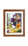 AI Funny AI Funny Cute Duck Art Picture for Kids Art Picture for Kids - 10x14 inches, Brown Color - Perfect Wall Decor for Children's Room
