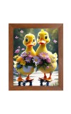AI Funny AI Funny Cute Duck Art Picture for Kids Art Picture for Kids - 10x14 inches, Brown Color - Perfect Wall Decor for Children's Room