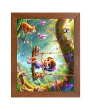 AI Funny AI Funny Cute Girls With Animals Art Picture for Kids Art Picture for Kids - 10x14 inches, Brown Color - Perfect Wall Decor for Children's Room AI Funny AI Funny Cute Girls With Animals Art Picture for Kids Art Picture for Kids - 10x14 inches, Brown Color - Perfect Wall Decor for Children's Room