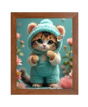 AI Funny AI Funny Cute Kitty Cat Art Picture for Kids Art Picture for Kids - 10x14 inches, Brown Color - Perfect Wall Decor for Children's Room AI Funny AI Funny Cute Kitty Cat Art Picture for Kids Art Picture for Kids - 10x14 inches, Brown Color - Perfect Wall Decor for Children's Room