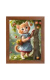 AI Funny AI Funny Cute Kitty Cat Art Picture for Kids Art Picture for Kids - 10x14 inches, Brown Color - Perfect Wall Decor for Children's Room AI Funny AI Funny Cute Kitty Cat Art Picture for Kids Art Picture for Kids - 10x14 inches, Brown Color - Perfect Wall Decor for Children's Room